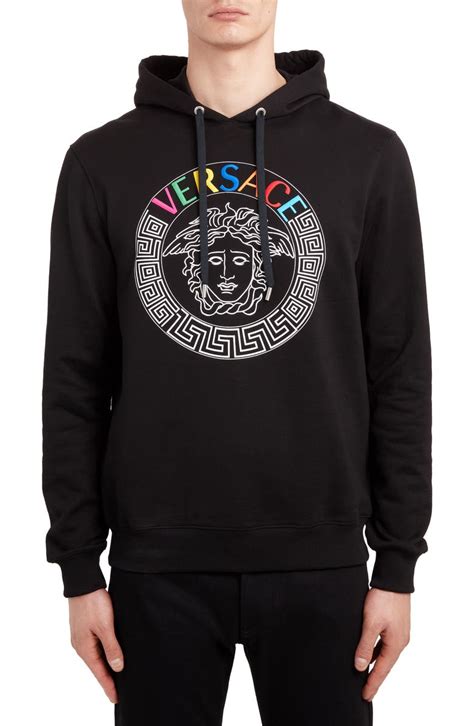 versace pullover|versace embroidered hoodie.